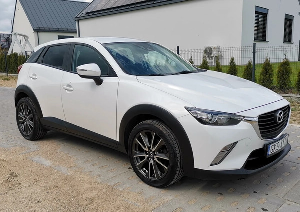 Mazda CX-3 cena 54900 przebieg: 171000, rok produkcji 2015 z Skarszewy małe 191